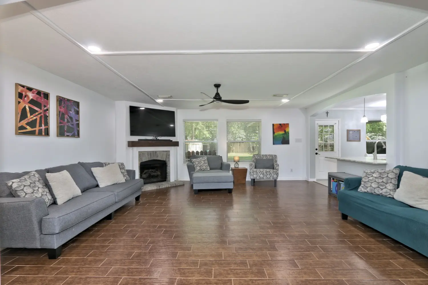 Spacious living area at 7110 Hayden Drive